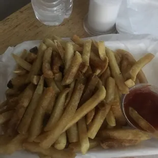 Burnt fries