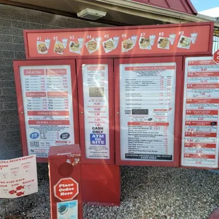 Drive Thru Menu