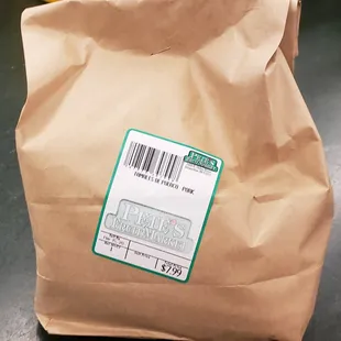 a bag of fruit