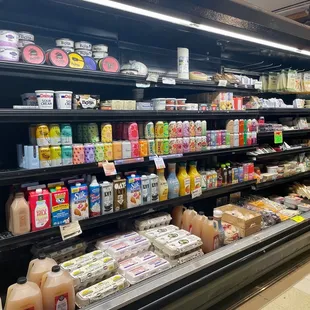 Dairy section