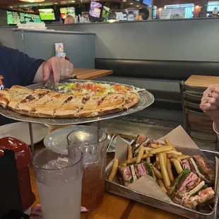 The calzone again, and the Cadillac Club