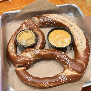 Delicious pretzel
