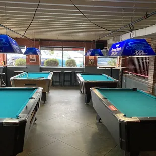 Pool tables