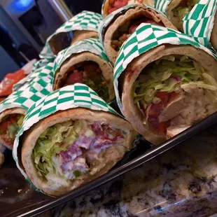 Pita variety platter they put together for us