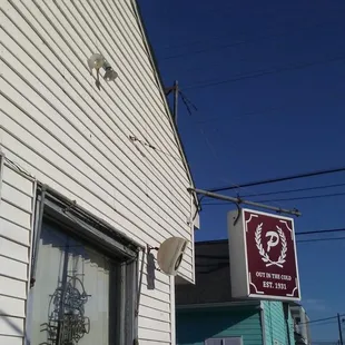 the outside of the building