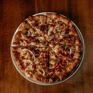pizza, food