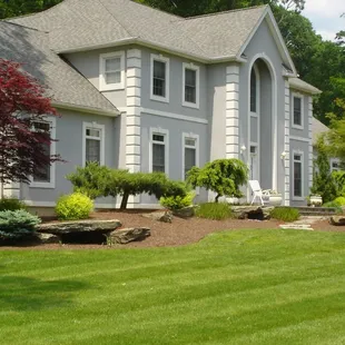 the front of the house