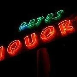 neon sign at night