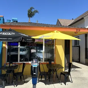 Outdoor seating