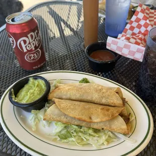 Shredded beef taquitos