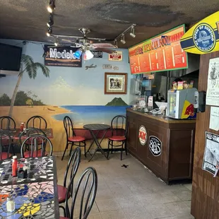 Interior and order counter