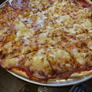 Hawaiian Thin Crust Pizza