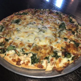 Chicken Florentine Thin Crust Pizza
