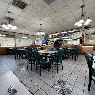 The counter and half the restaurant!