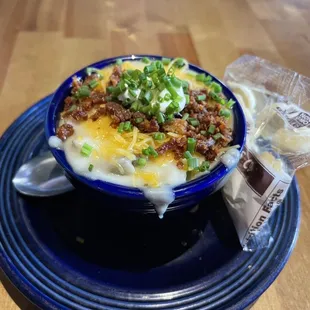 Loaded baked potato soup