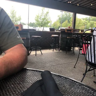 Outside area is an awesome addition