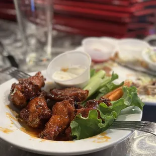 Sweet and spicy wings