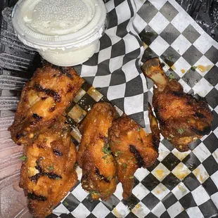 Sweet and spicy chicken Wings 8 Piece