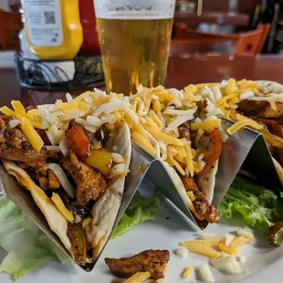 HH Fajita chicken tacos