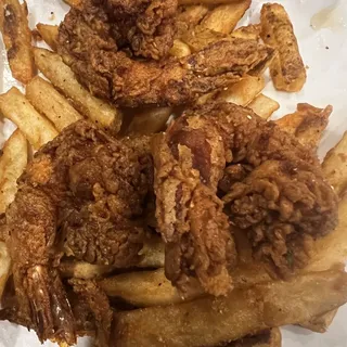 Prawns and Chips