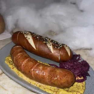 Sausage and Pretzel