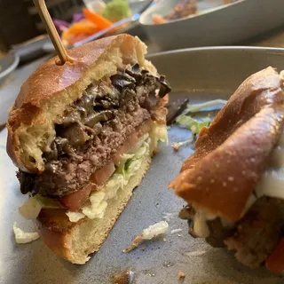 Mushroom Swiss Burger*