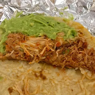 Shredded Chicken Taco