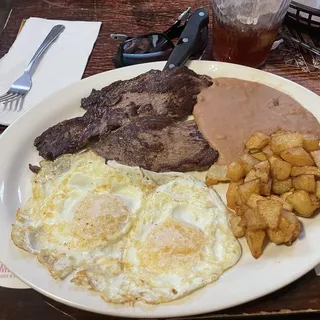 Steak and Eggs Plate