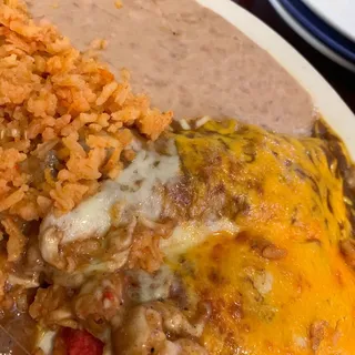 Trio Enchilada Combo Plate