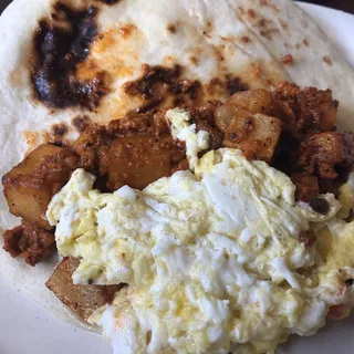 Potato and Egg Taco