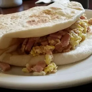 Ham and Egg Taco