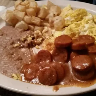 Country Sausage and Egg Taco