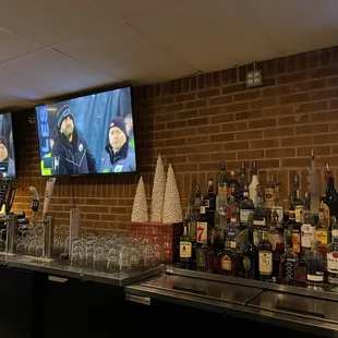 Bar with TVs