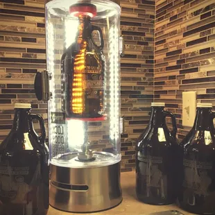 Our growler station offers six rotating drafts!