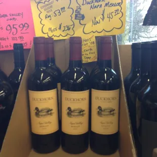 1/2 case price is $236 for the 2010 Duckhorn Merlot.