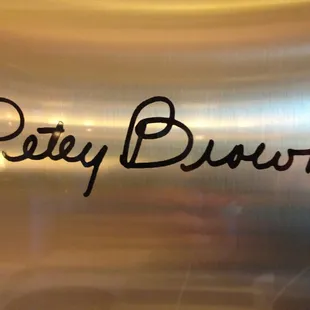 the name of the restaurant