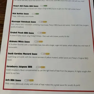 Sauces