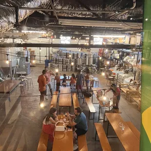 View from above. Projector for game watching is just to the right ;)