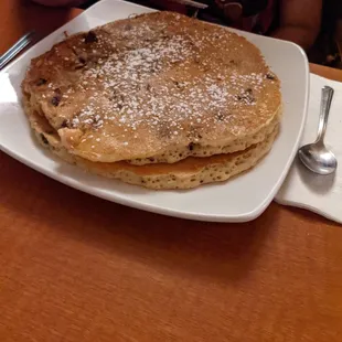 Chocolate chip pancakes