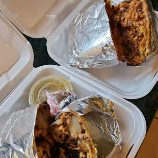 Birria Burrito Gringo Burrito sub Impossible Meat
