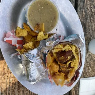 Veggie &amp; Egg Burrito