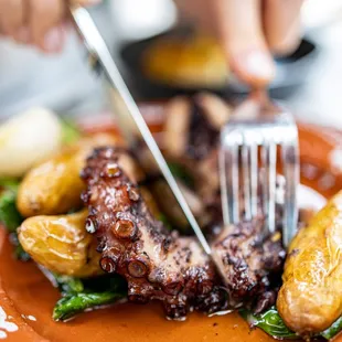 Octopus Roasted in Olive Oil ($16)