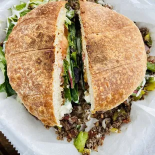 Bakassi Steak Sandwich