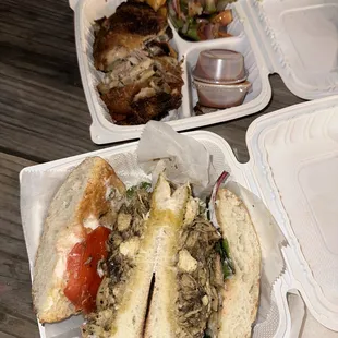 Bakassi chicken sandwich