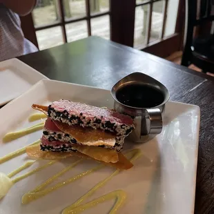 Pan Seared Tuna Tower (aka tuna stack)