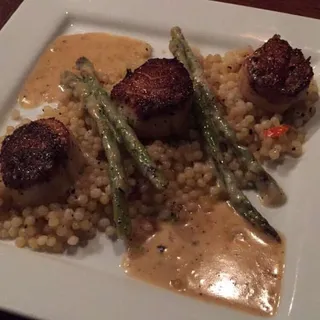 Blackened Sea Scallops