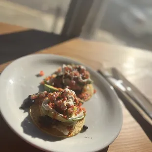 a plate of food on a table