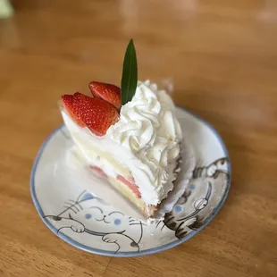 Strawberry milk tart