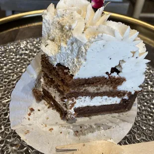 Chocolate earl grey tart