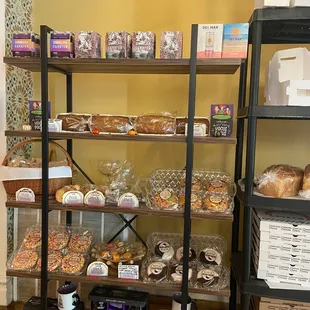 Inside baked goods for sale